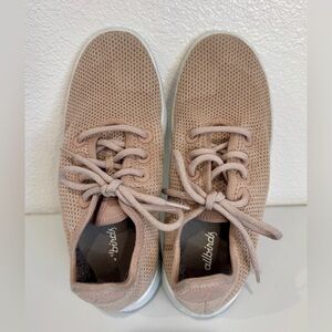 Allbirds TR Womens Tree Runners Size W8 Dusty Pink Mesh Lace Up Running Shoes